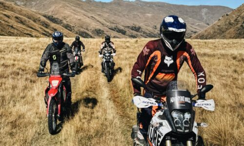 Rider in Skippers Canyon