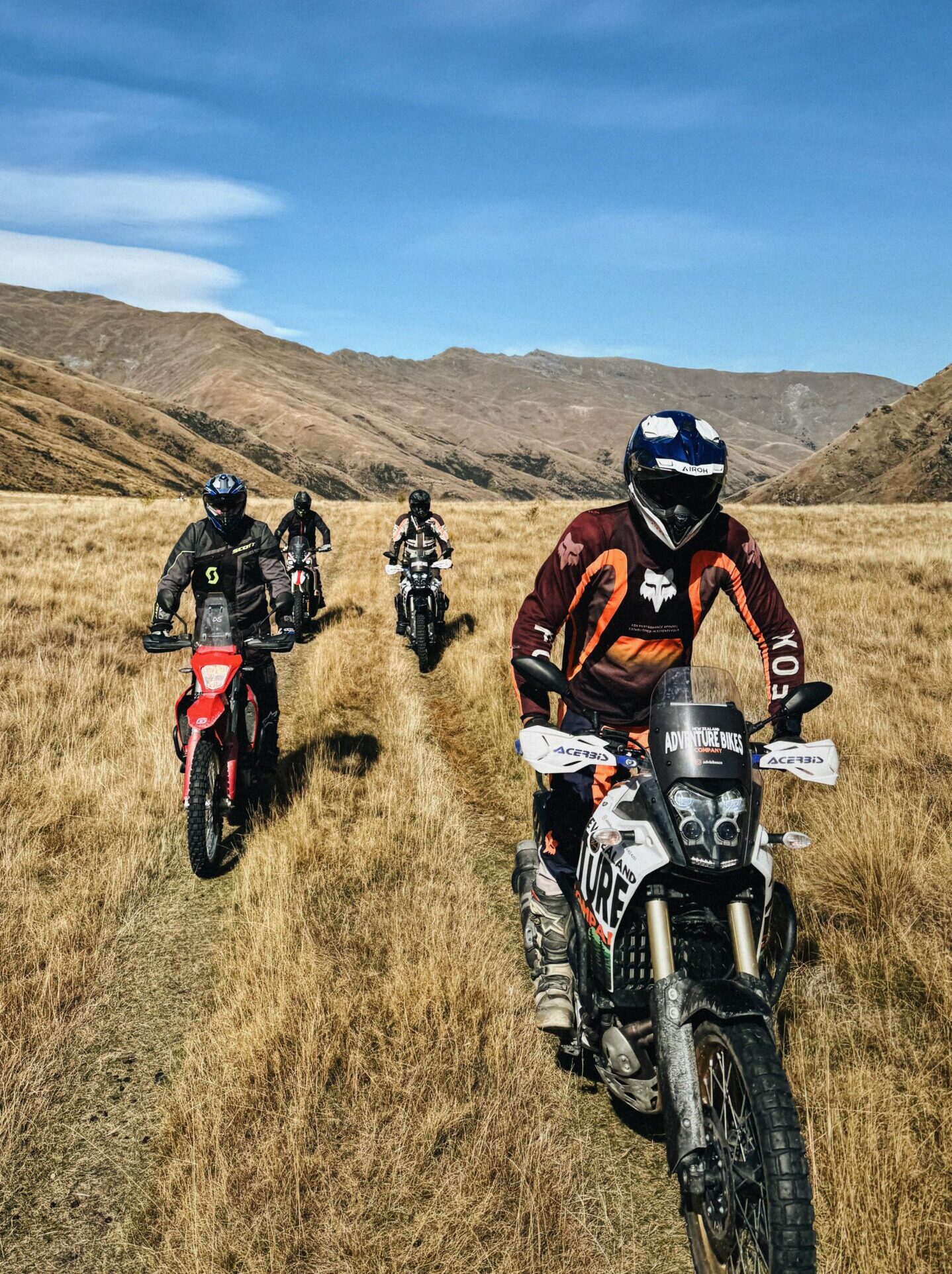 Rider in Skippers Canyon